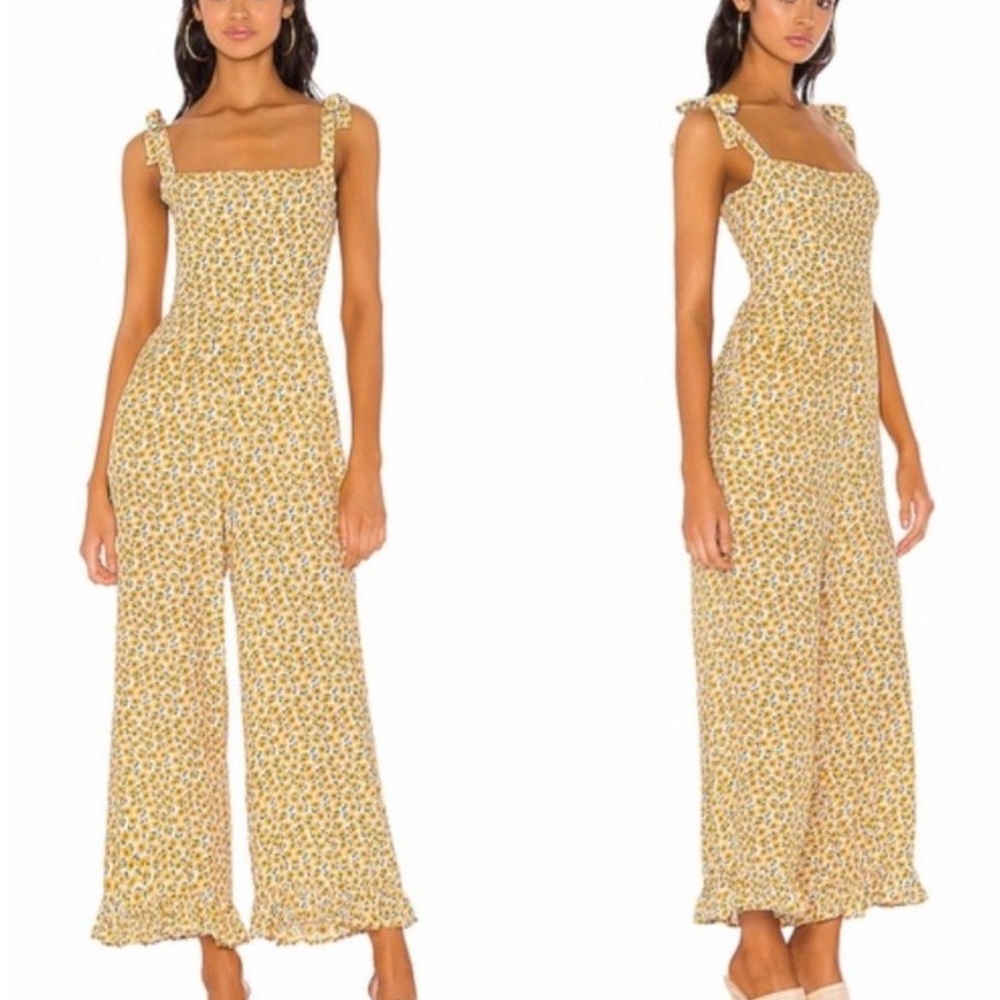 Faithfull The Brand Frankie Marguerite Floral Jumpsuit XS